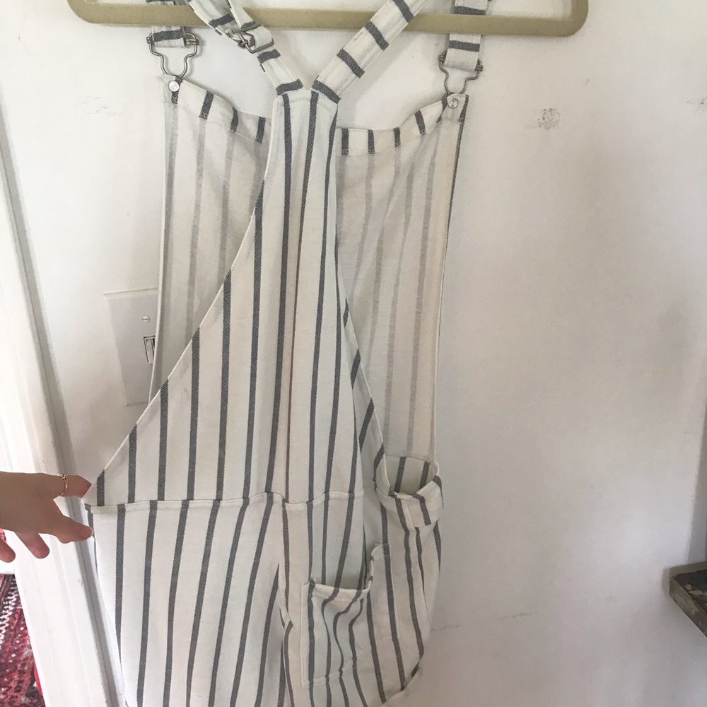 Striped overalls Size: M